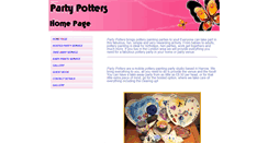 Desktop Screenshot of potterypaintingparty.co.uk